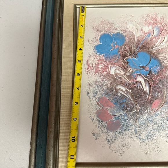 Vintage Signed Framed Art Original Oil painting on canvas - Picture 11 of 12